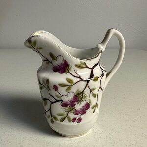 Antique creamer Indian Tree Pattern by English Pottery Co. Burgess & Leigh